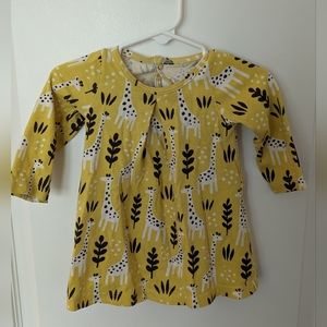 Giraffe print dress (3 mo)